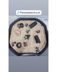 Tabuleiro Mundo Ativo / Active World Tuff - Preto